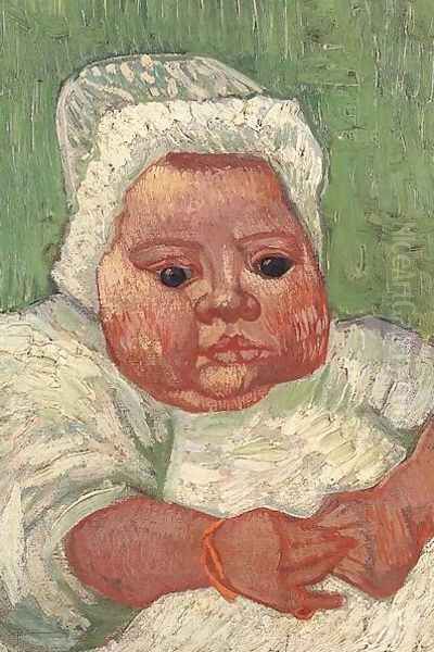 Baby Marcelle Roulin The II Oil Painting by Vincent Van Gogh