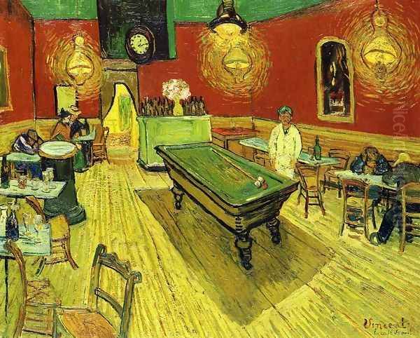 The Night Cafe In The Place Lamartine In Arles Oil Painting by Vincent Van Gogh