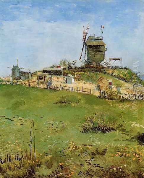 Le Moulin De La Galette VII Oil Painting by Vincent Van Gogh