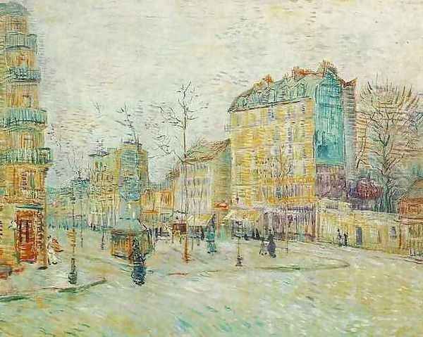 Boulevard De Clichy Oil Painting by Vincent Van Gogh