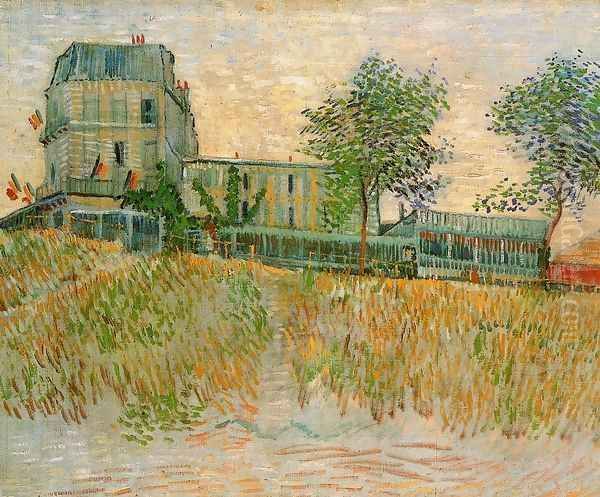 The Restaurant de la Sirene at Asnieres Oil Painting by Vincent Van Gogh