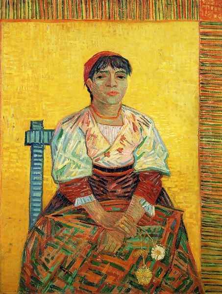 The Italian Woman Oil Painting by Vincent Van Gogh