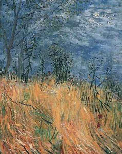 Edge Of A Wheatfield With Poppies Oil Painting by Vincent Van Gogh