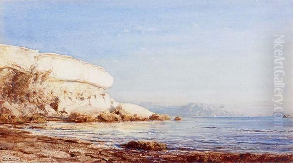 Paysage Maritime Oil Painting by Felix Ziem