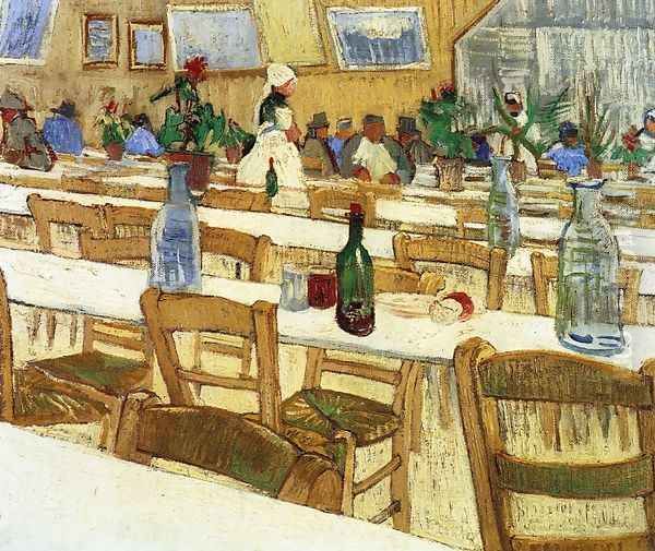 Interior Of The Restaurant Carrel In Arles Oil Painting by Vincent Van Gogh