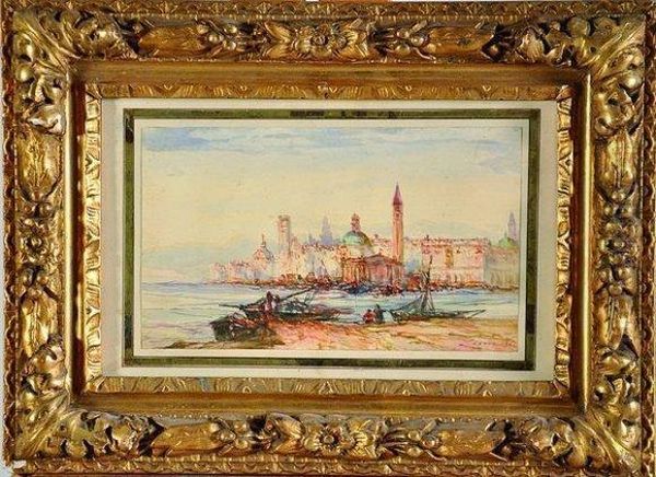 vue De Venise Oil Painting by Felix Ziem