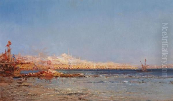 View Ofconstantinople Oil Painting by Felix Ziem