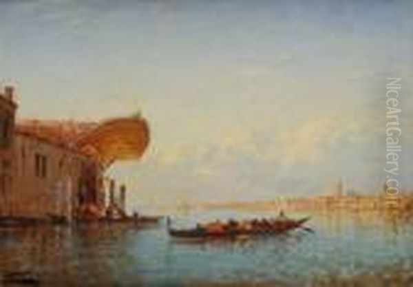 La Chapelle Santa Maria, Venise Oil Painting by Felix Ziem