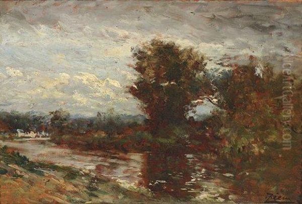 Paysage Oil Painting by Felix Ziem