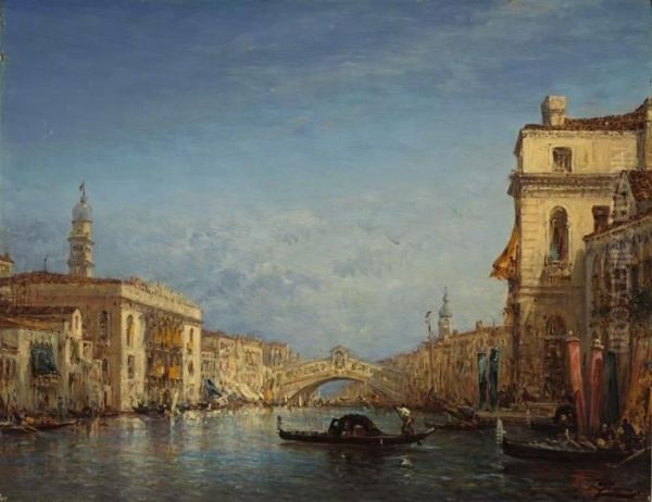 The Grand Canal, Venice Oil Painting by Felix Ziem