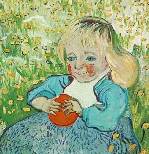 Child With Orange Oil Painting by Vincent Van Gogh