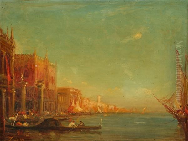 The Dogespalace, Venice Oil Painting by Felix Ziem