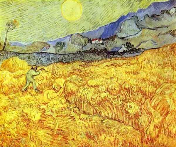 Reaper Oil Painting by Vincent Van Gogh