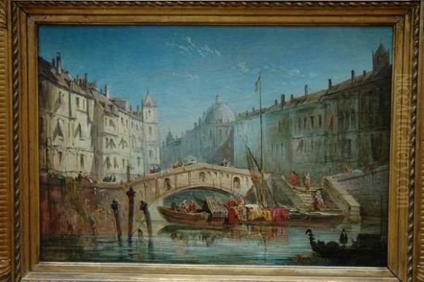 Vue De Venise Oil Painting by Felix Ziem