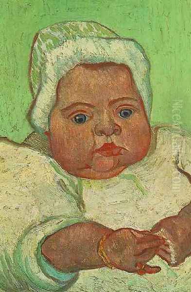 The Baby Marcelle Roulin Oil Painting by Vincent Van Gogh