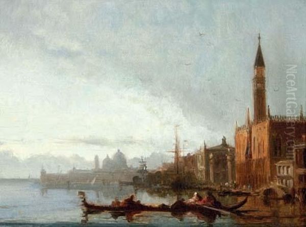 A View Of Venice Oil Painting by Felix Ziem