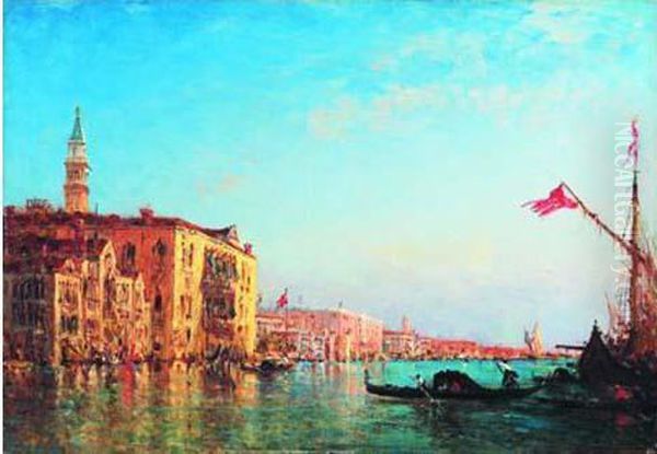 L'entree Du Grand Canal by Felix Ziem