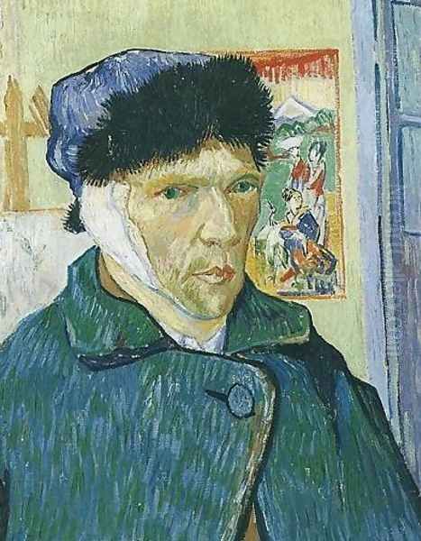 Self Portrait With Bandaged Ear Oil Painting by Vincent Van Gogh