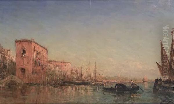 Vue De Venise Oil Painting by Felix Ziem