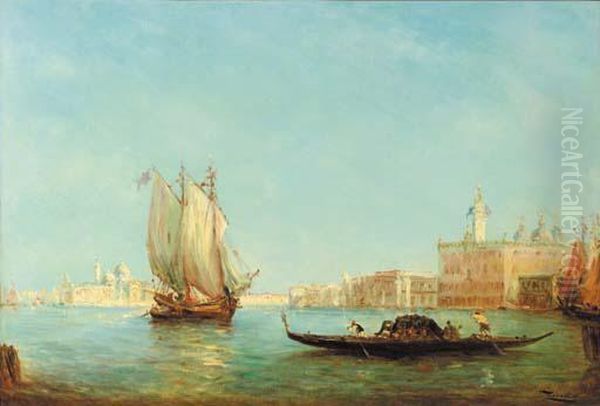 Vue De Venise Oil Painting by Felix Ziem