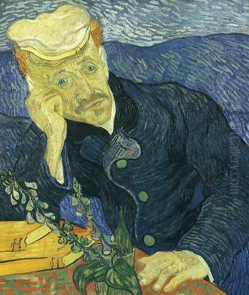 Portrait Of Doctor Gachet II Oil Painting by Vincent Van Gogh