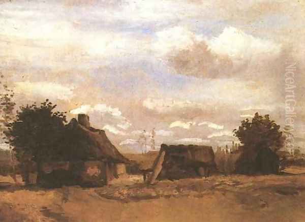 Cottage II Oil Painting by Vincent Van Gogh