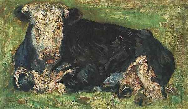 Lying Cow Oil Painting by Vincent Van Gogh