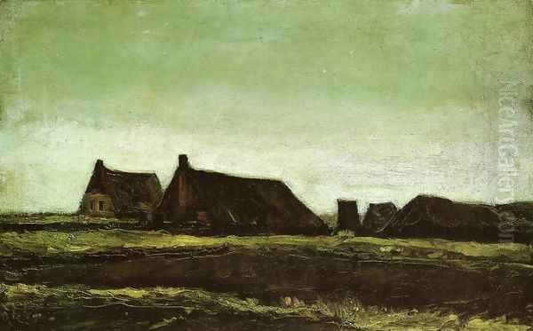 Farms Oil Painting by Vincent Van Gogh