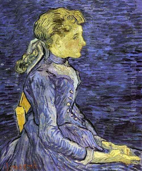 Portrait Of Adeline Ravoux II Oil Painting by Vincent Van Gogh