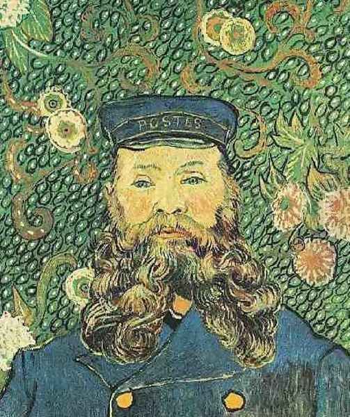 Portrait Of The Postman Joseph Roulin V Oil Painting by Vincent Van Gogh