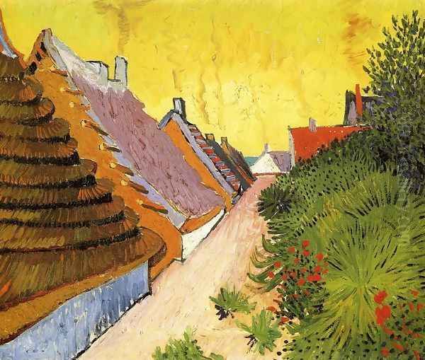 Street In Saintes Maries Oil Painting by Vincent Van Gogh