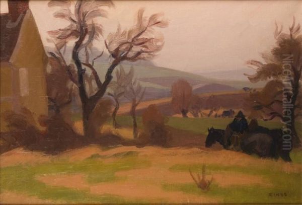 Paysage Du Vexin Oil Painting by Jules Emile Zingg