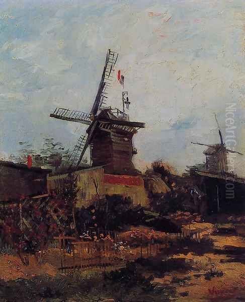 Le Moulin de Blute-Fin Oil Painting by Vincent Van Gogh