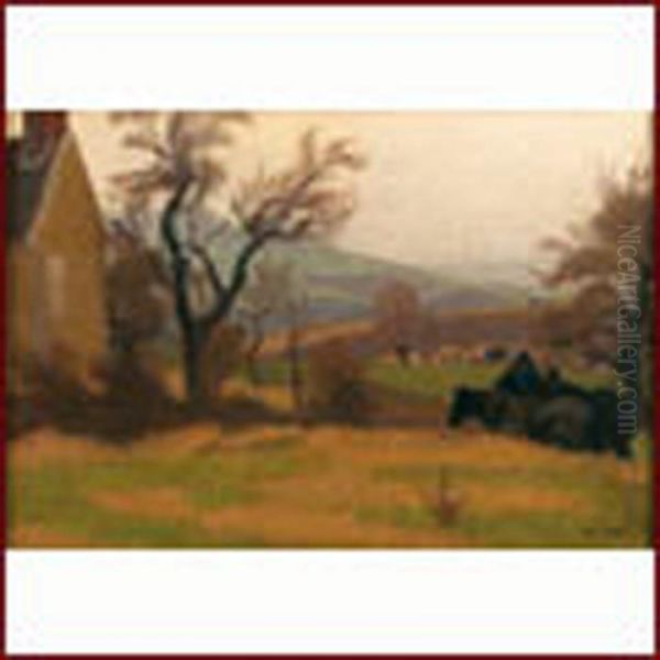 Paysage Du Vexin Oil Painting by Jules Emile Zingg