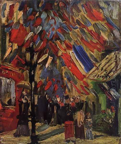 The Fourteenth Of July Celebration In Paris Oil Painting by Vincent Van Gogh