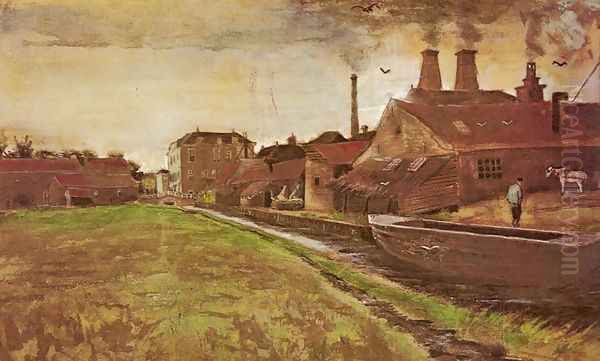 Factory of M. Enhoven Oil Painting by Vincent Van Gogh