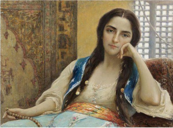 La Sultana Oil Painting by Fausto Zonaro