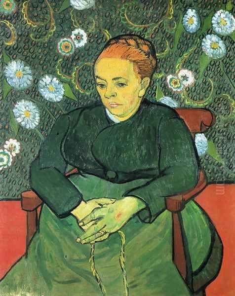 La Berceuse (Augustine Roulin) VI Oil Painting by Vincent Van Gogh