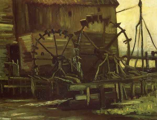 Water Mill At Gennep III Oil Painting by Vincent Van Gogh