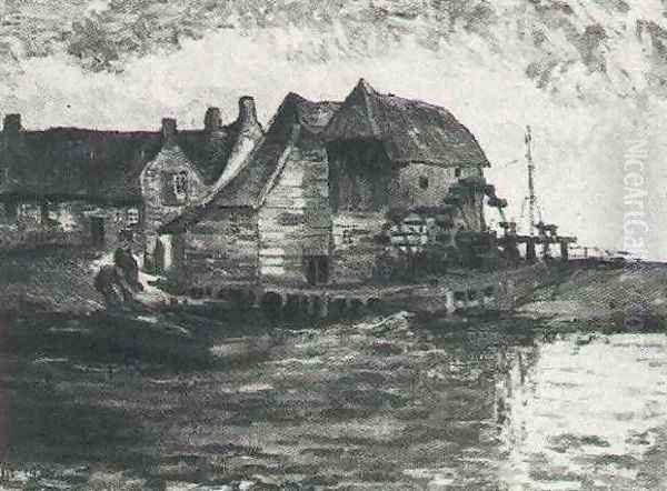 Water Mill At Gennep Oil Painting by Vincent Van Gogh