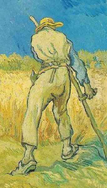 The Reaper (after Millet) Oil Painting by Vincent Van Gogh