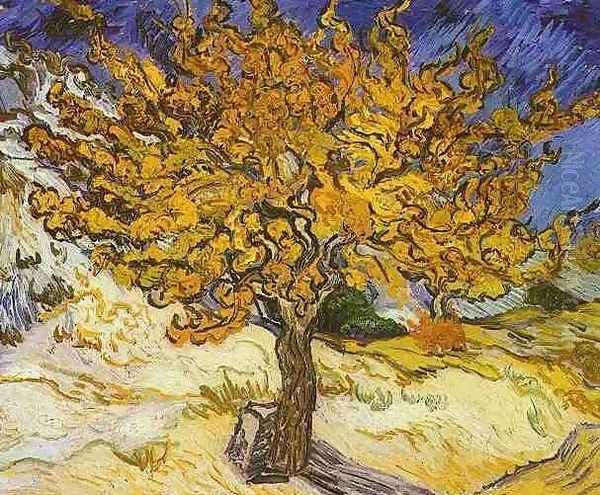 The Mulberry Tree Oil Painting by Vincent Van Gogh