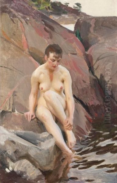 Marta Oil Painting by Anders Zorn