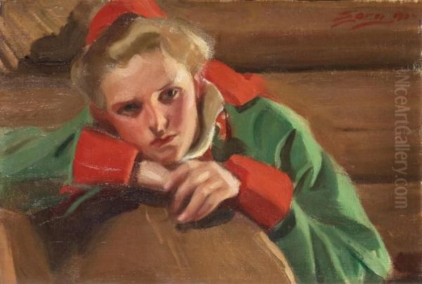 Morakulla Oil Painting by Anders Zorn