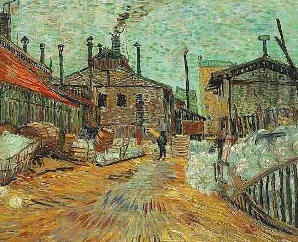 The Factory At Asnieres Oil Painting by Vincent Van Gogh