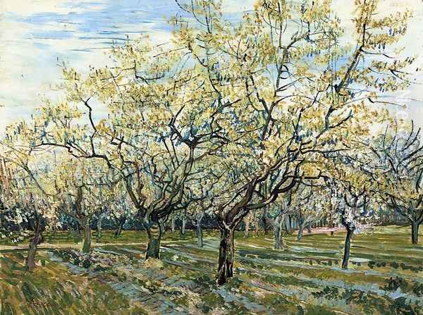 The White Orchard Oil Painting by Vincent Van Gogh