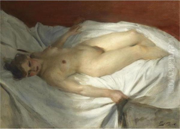 Uppvaknande (the Awakening) Oil Painting by Anders Zorn