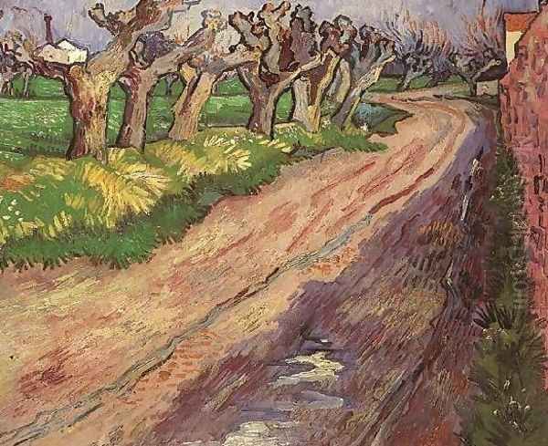 Pollard Willows Oil Painting by Vincent Van Gogh