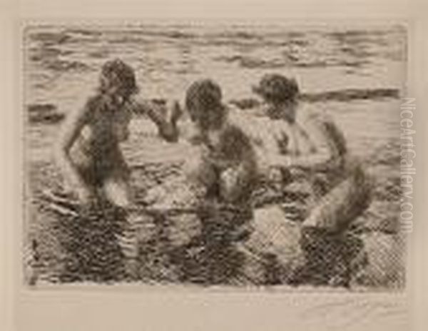 Against The Current by Anders Zorn