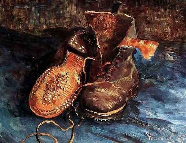 Pair Of Shoes A IV Oil Painting by Vincent Van Gogh